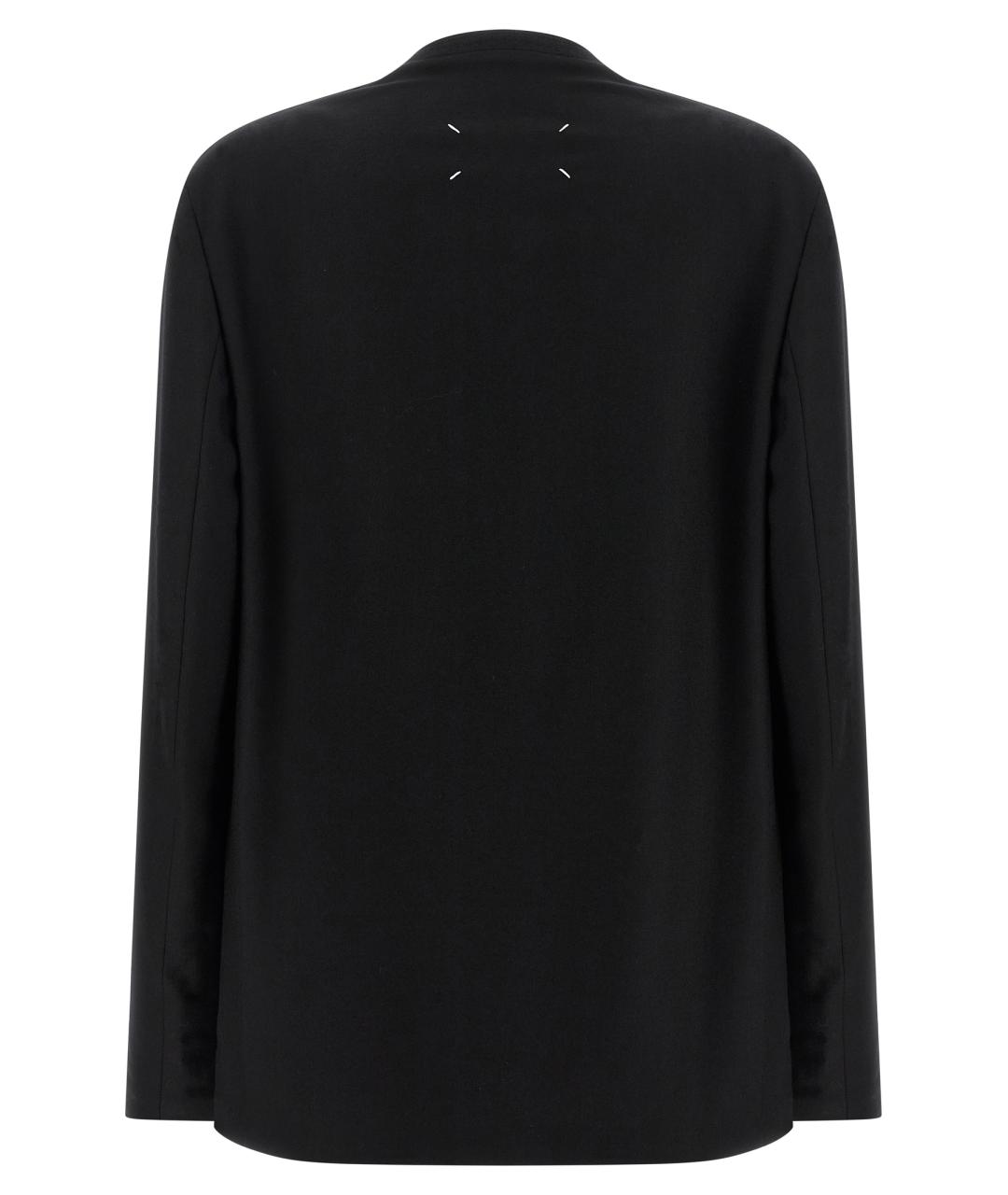 MAISON MARGIELA Черный шерстяной жакет/пиджак, фото 2