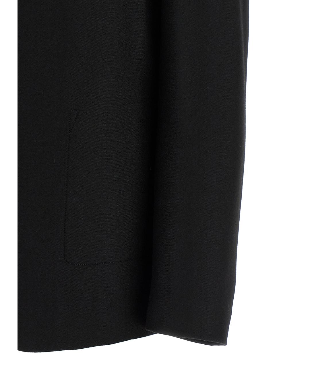 MAISON MARGIELA Черный шерстяной жакет/пиджак, фото 4