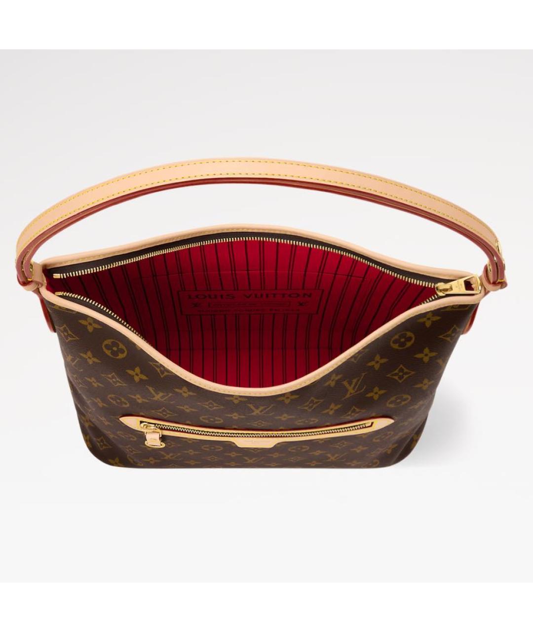 LOUIS VUITTON Коричневая сумка тоут, фото 4