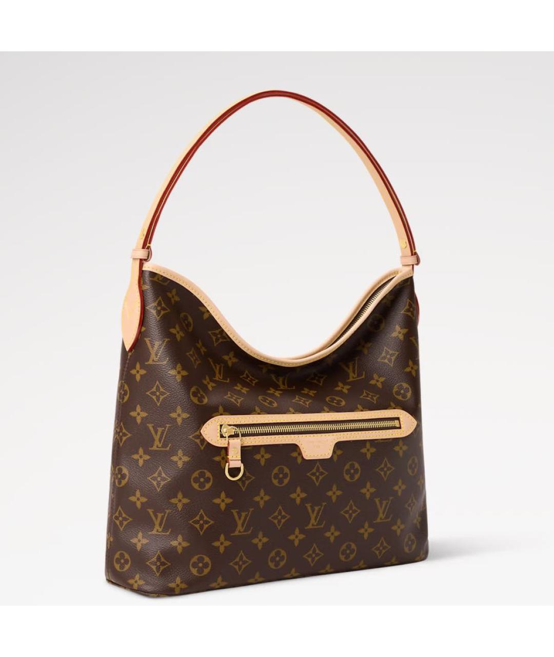 LOUIS VUITTON Коричневая сумка тоут, фото 3