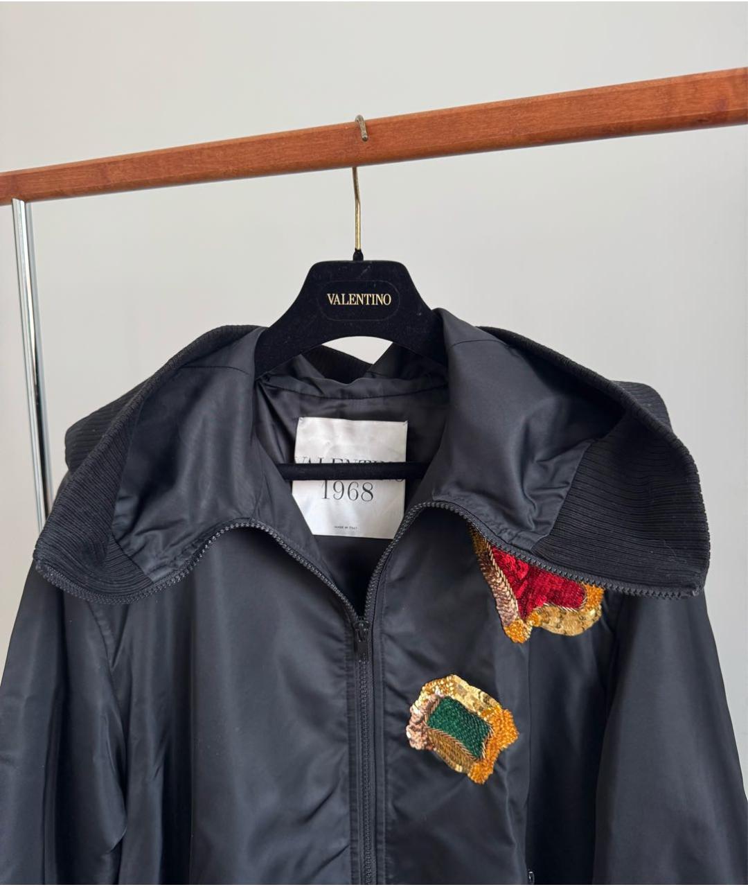 VALENTINO Черная синтетическая парка, фото 4