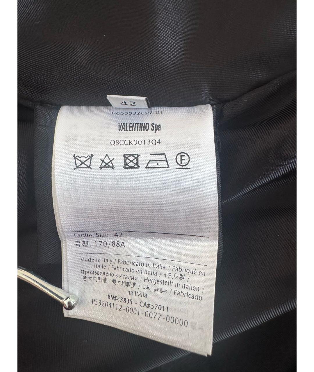 VALENTINO Черная синтетическая парка, фото 5