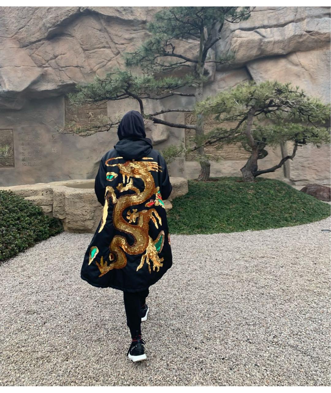 VALENTINO Черная синтетическая парка, фото 7