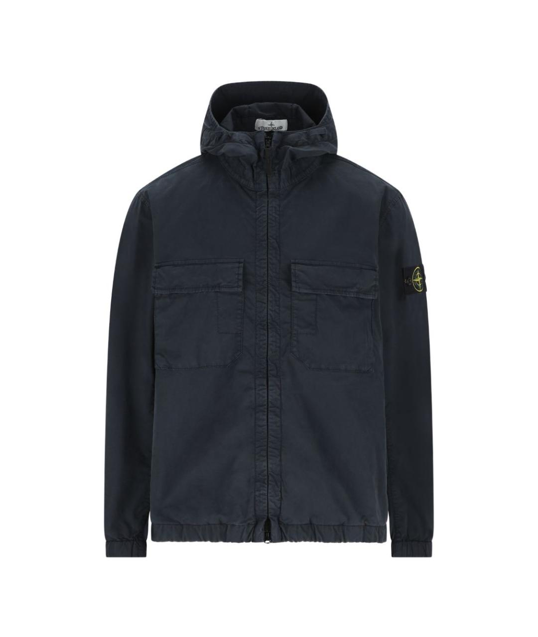 STONE ISLAND Синяя хлопковая куртка, фото 1