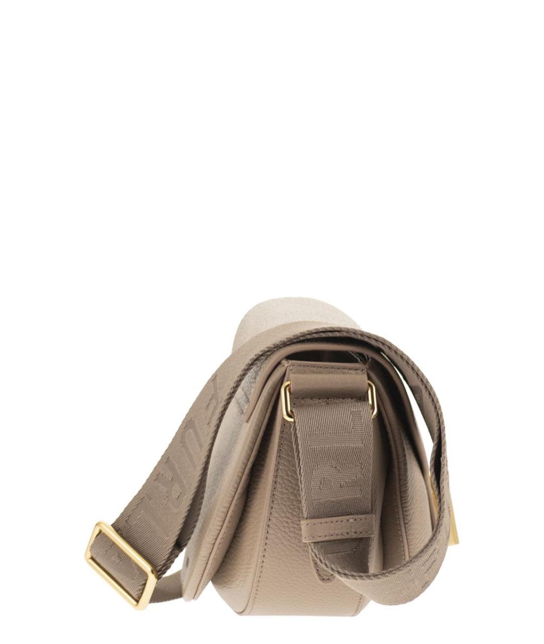 FURLA Бежевая кожаная сумка через плечо, фото 3