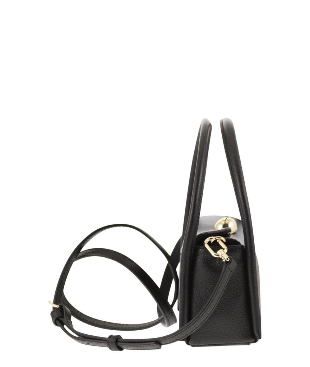 FURLA Черная кожаная сумка через плечо, фото 3