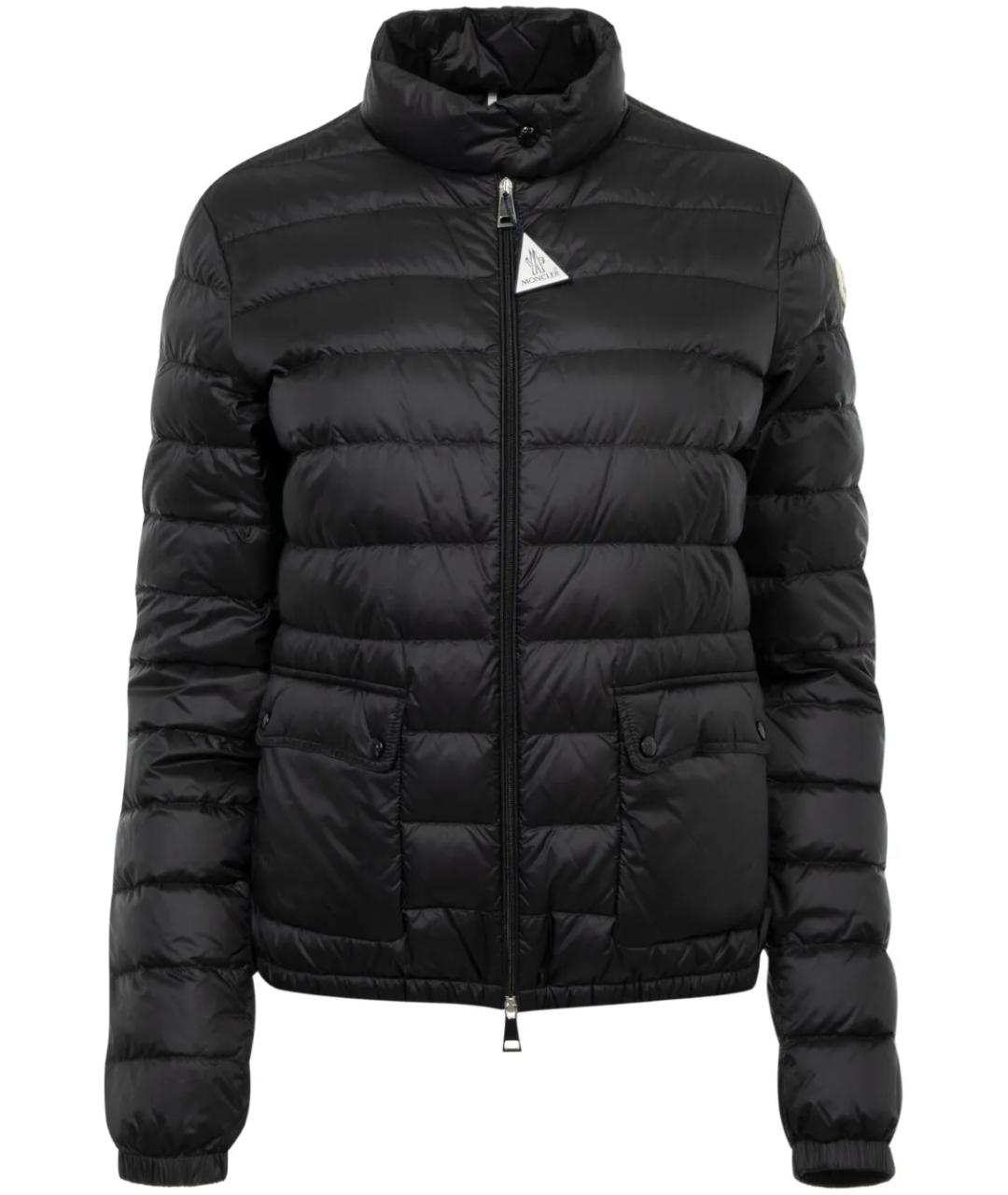 MONCLER Черная полиамидовая куртка, фото 1