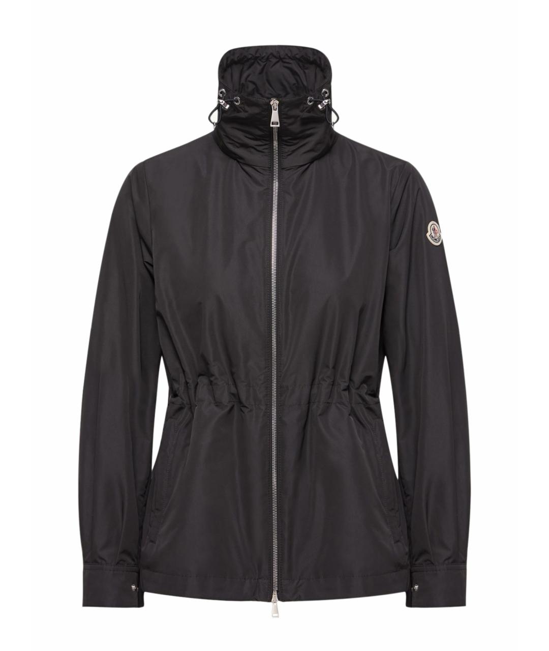 MONCLER Черная полиэстеровая куртка, фото 1