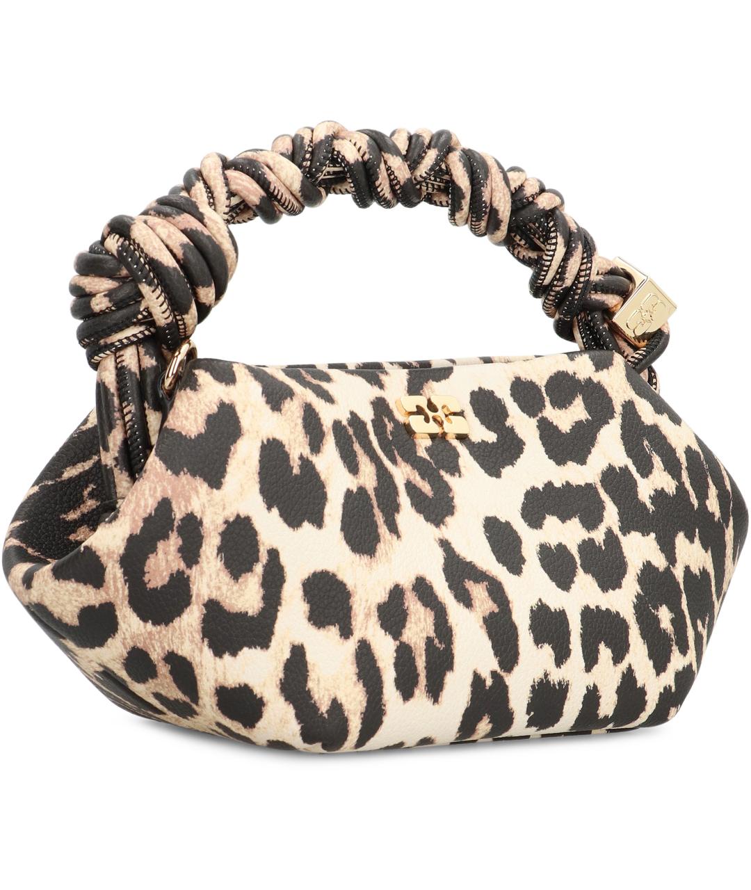 GANNI Мульти тканевая сумка с короткими ручками, фото 2