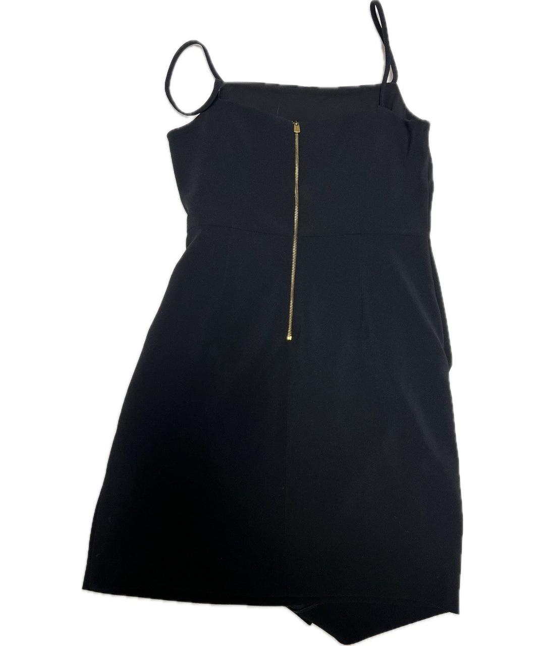 PINKO Черное полиэстеровое коктейльное платье, фото 2