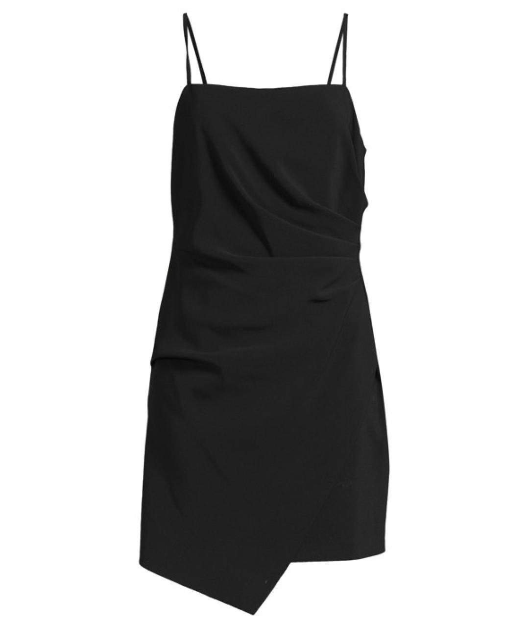 PINKO Черное полиэстеровое коктейльное платье, фото 1