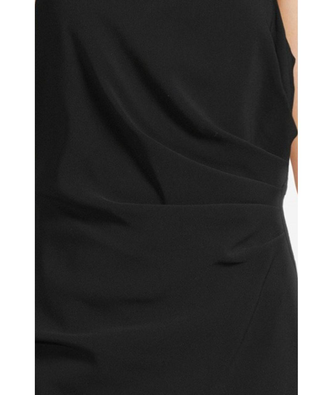 PINKO Черное полиэстеровое коктейльное платье, фото 3