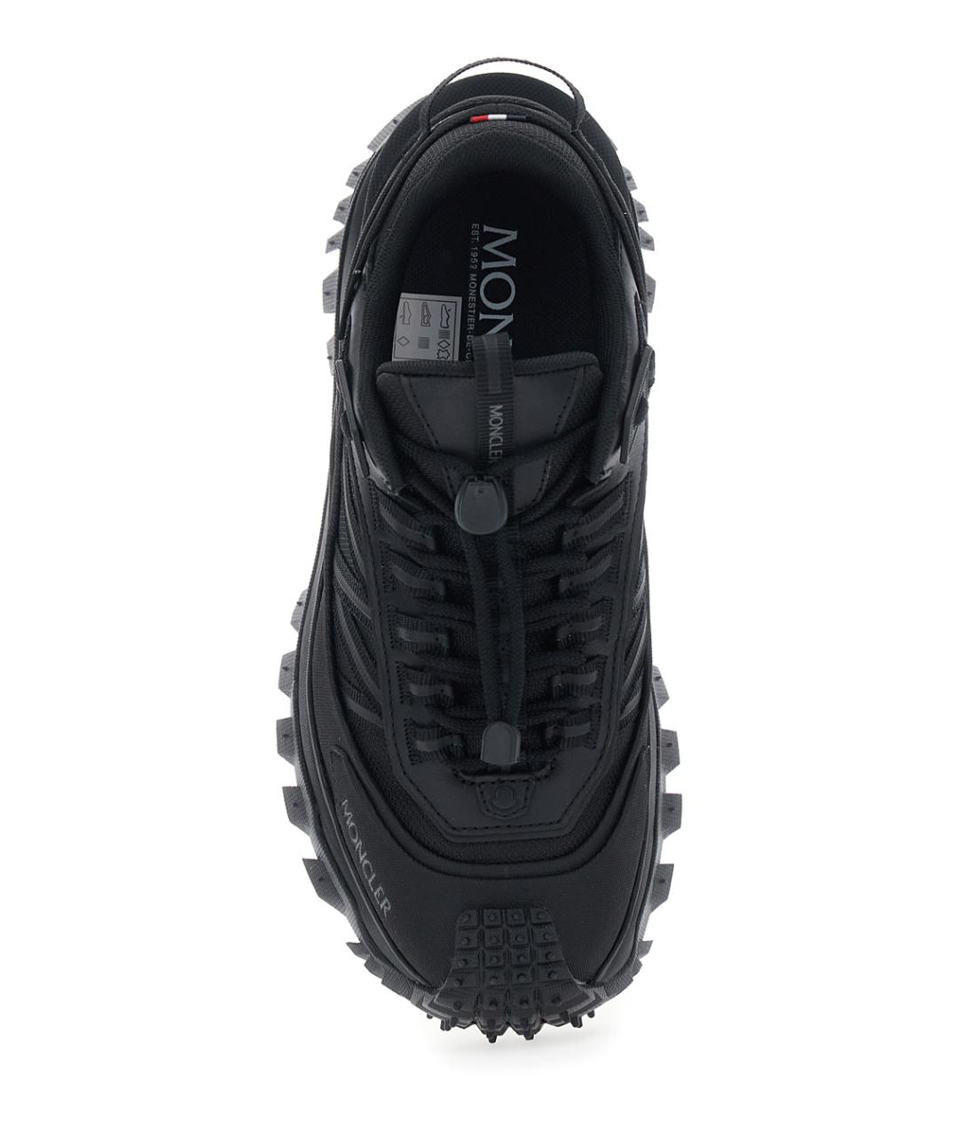 MONCLER Черные кроссовки, фото 4