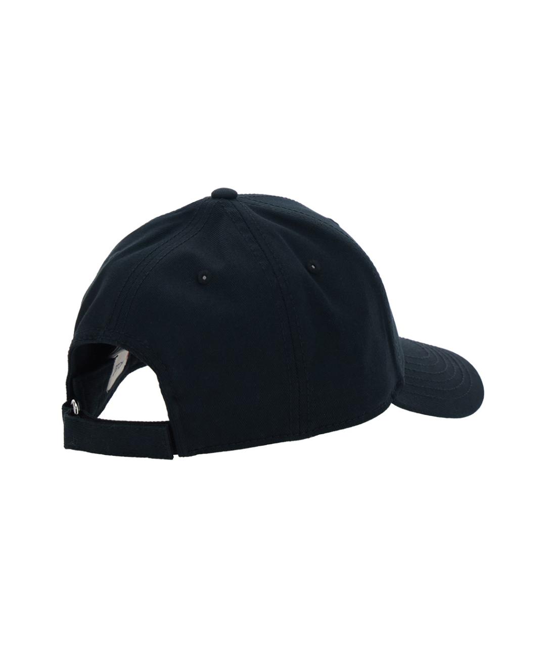 MONCLER Черная хлопковая кепка, фото 2