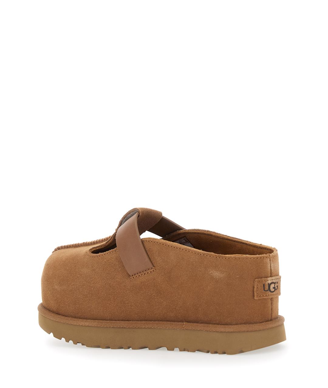 UGG AUSTRALIA Бежевые замшевые мюли, фото 3
