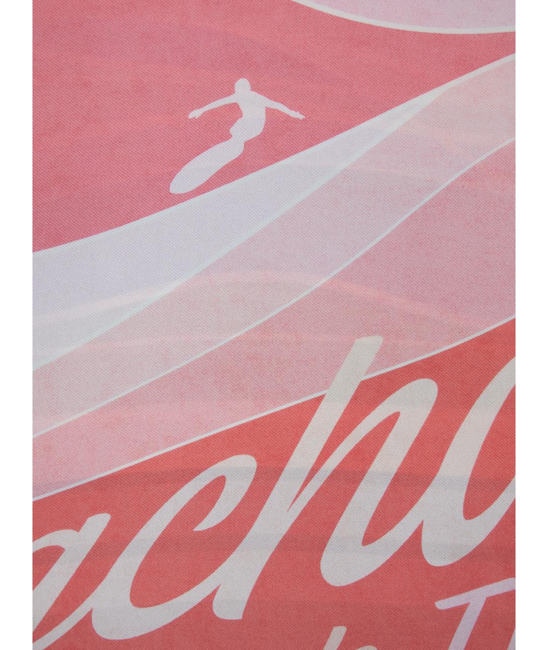 LONGCHAMP Красный шелковый шарф, фото 3