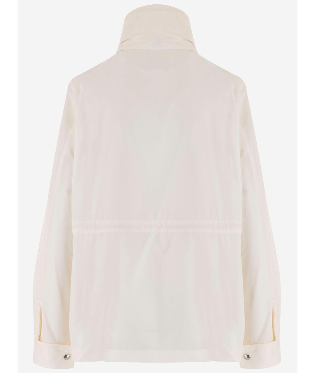 MONCLER Бежевая полиэстеровая куртка, фото 2
