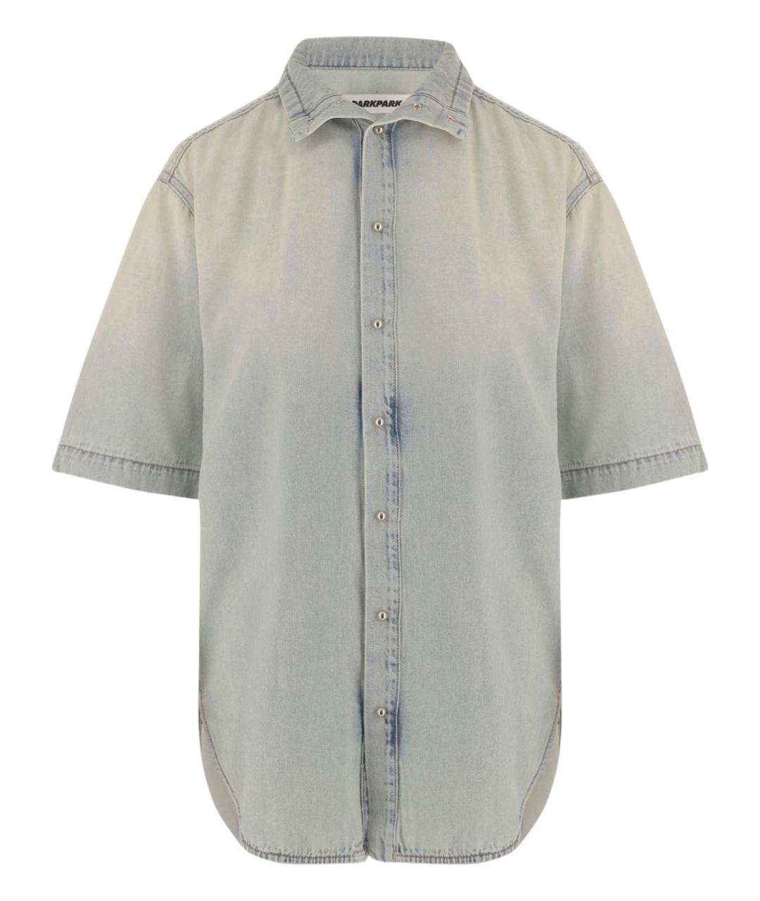DARKPARK Синяя хлопковая рубашка, фото 1