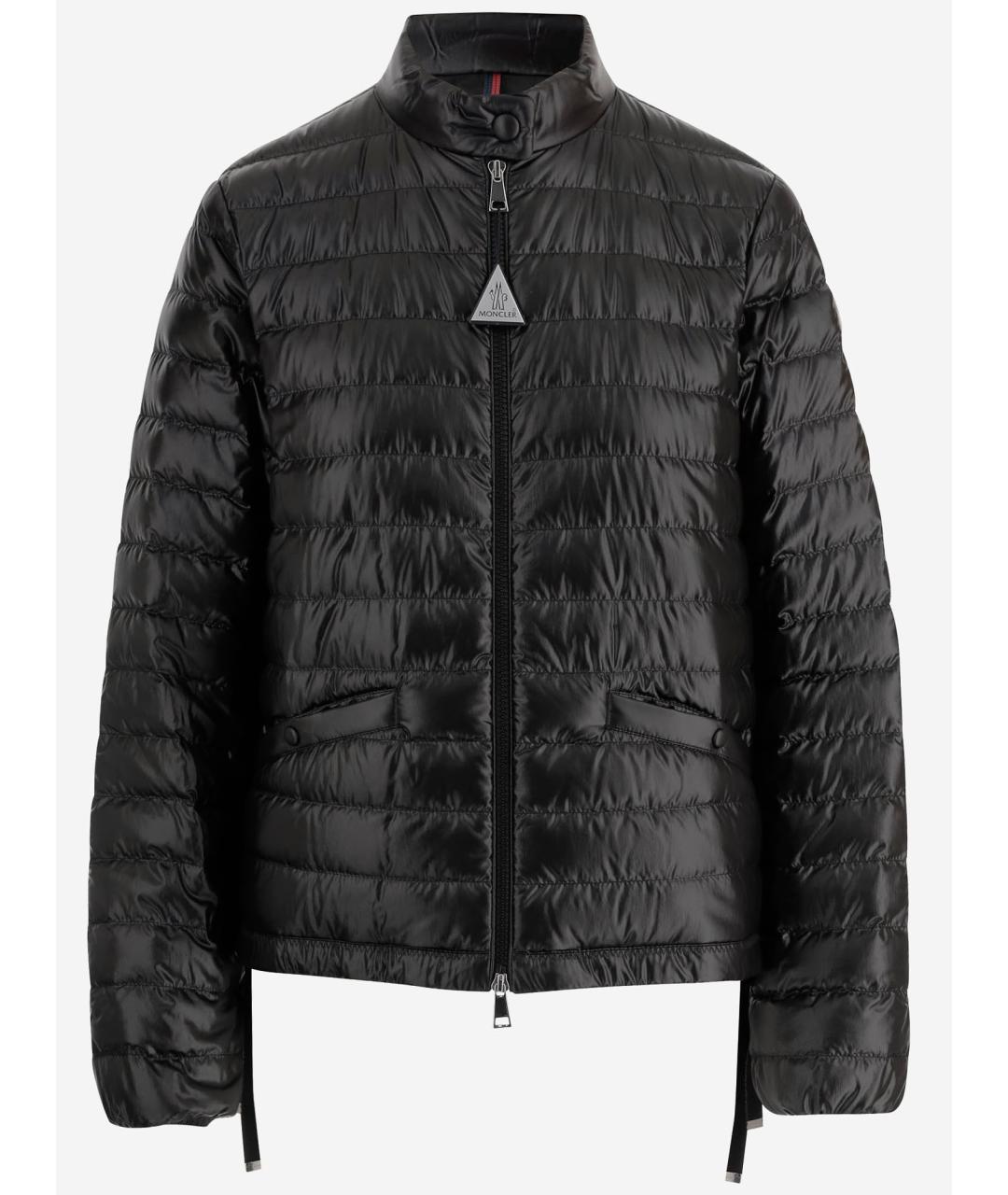 MONCLER Черная полиамидовая куртка, фото 5