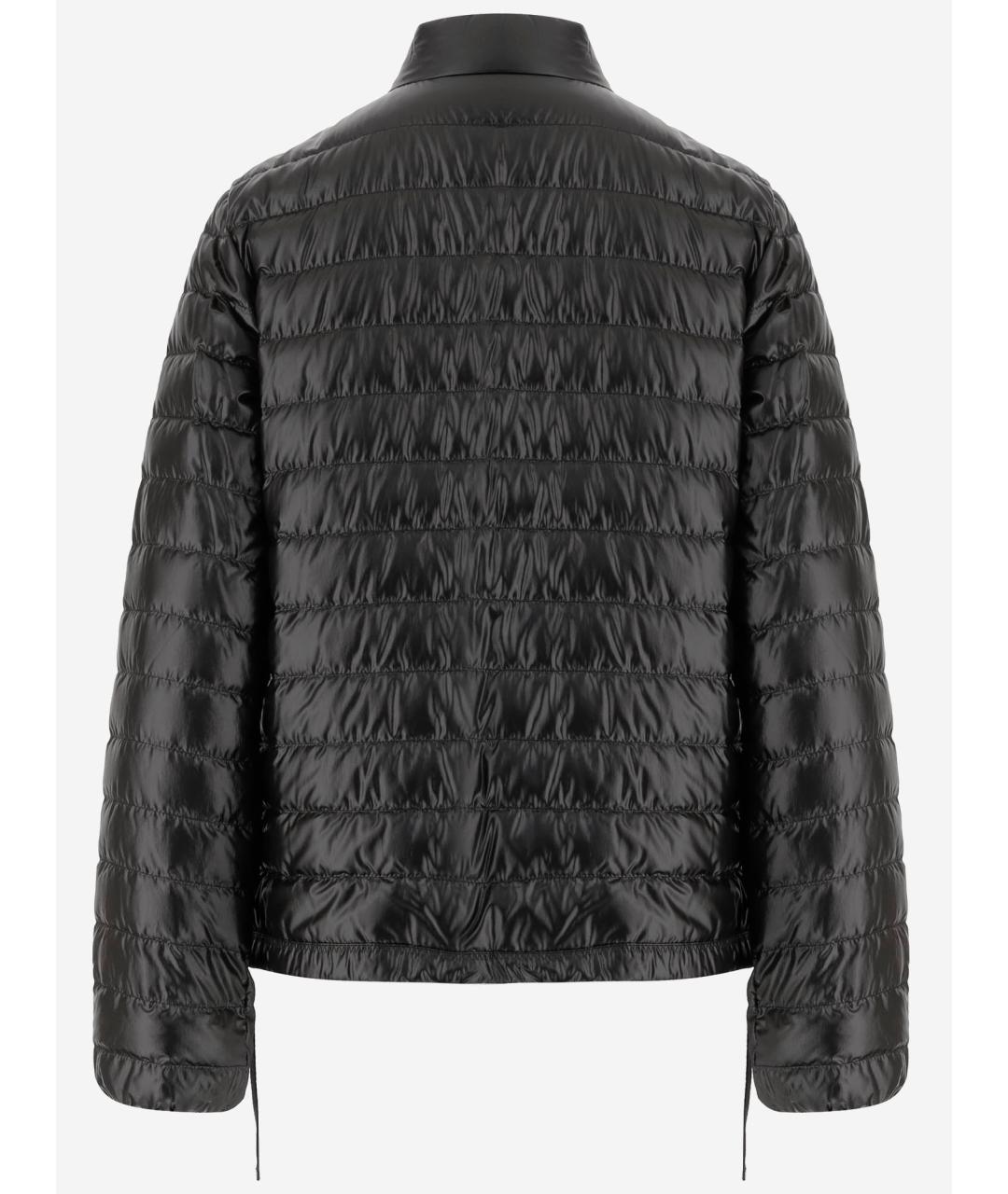 MONCLER Черная полиамидовая куртка, фото 3