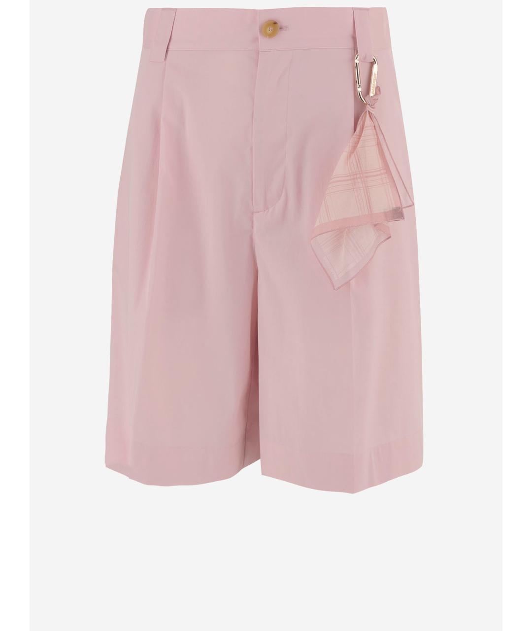 DARKPARK Розовые хлопковые шорты, фото 3