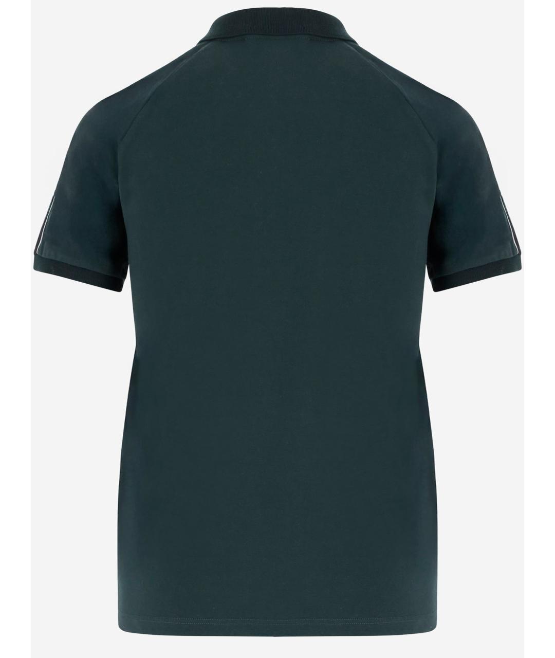 MIU MIU Зеленая хлопковая футболка, фото 3