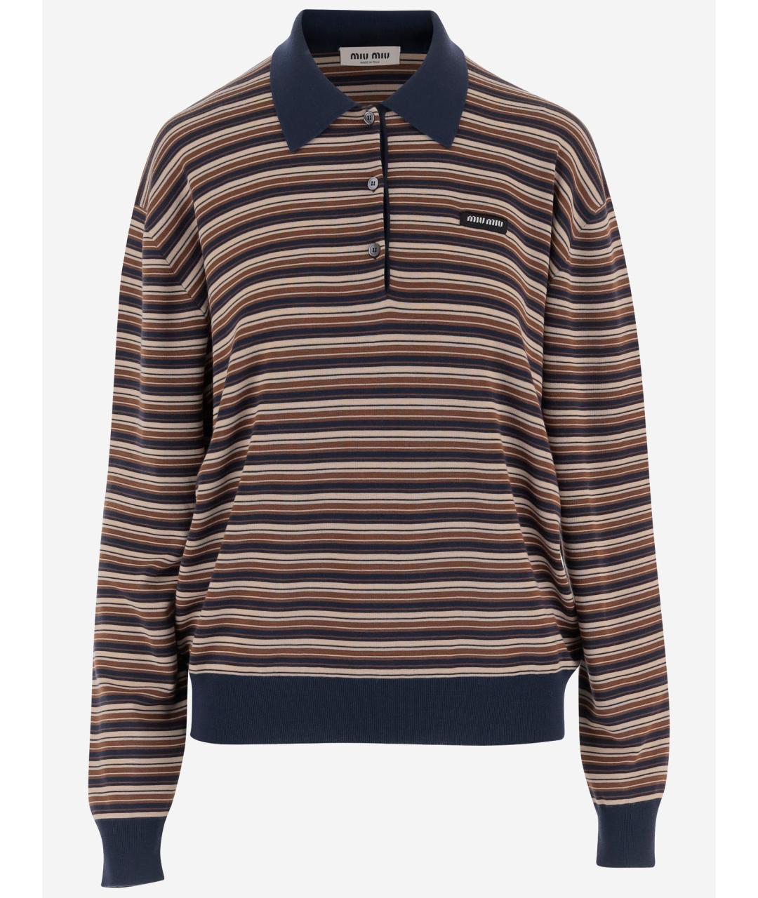 MIU MIU Мульти шерстяной джемпер / свитер, фото 1