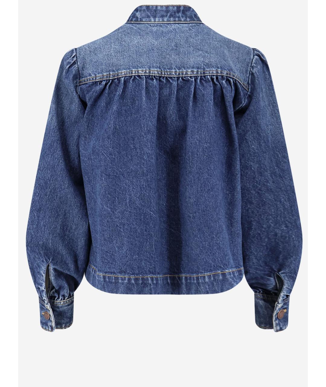 CHLOE Синяя хлопковая куртка, фото 2