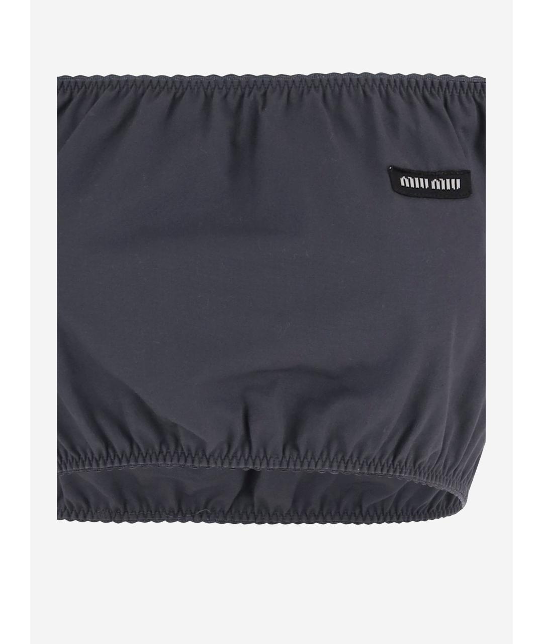 MIU MIU Мульти хлопковая футболка, фото 3