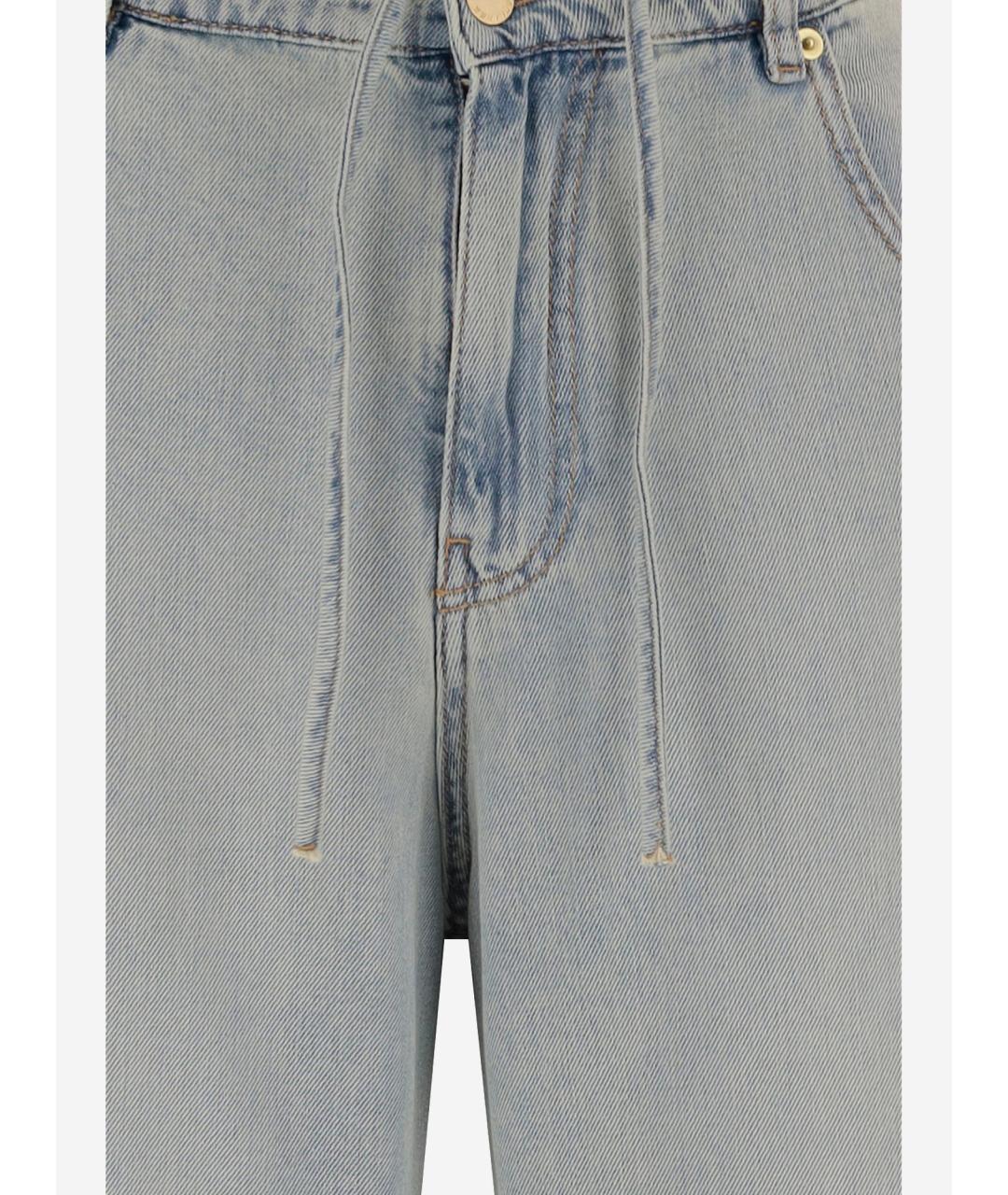 DARKPARK Синие хлопко-лиоцелловые прямые джинсы, фото 3