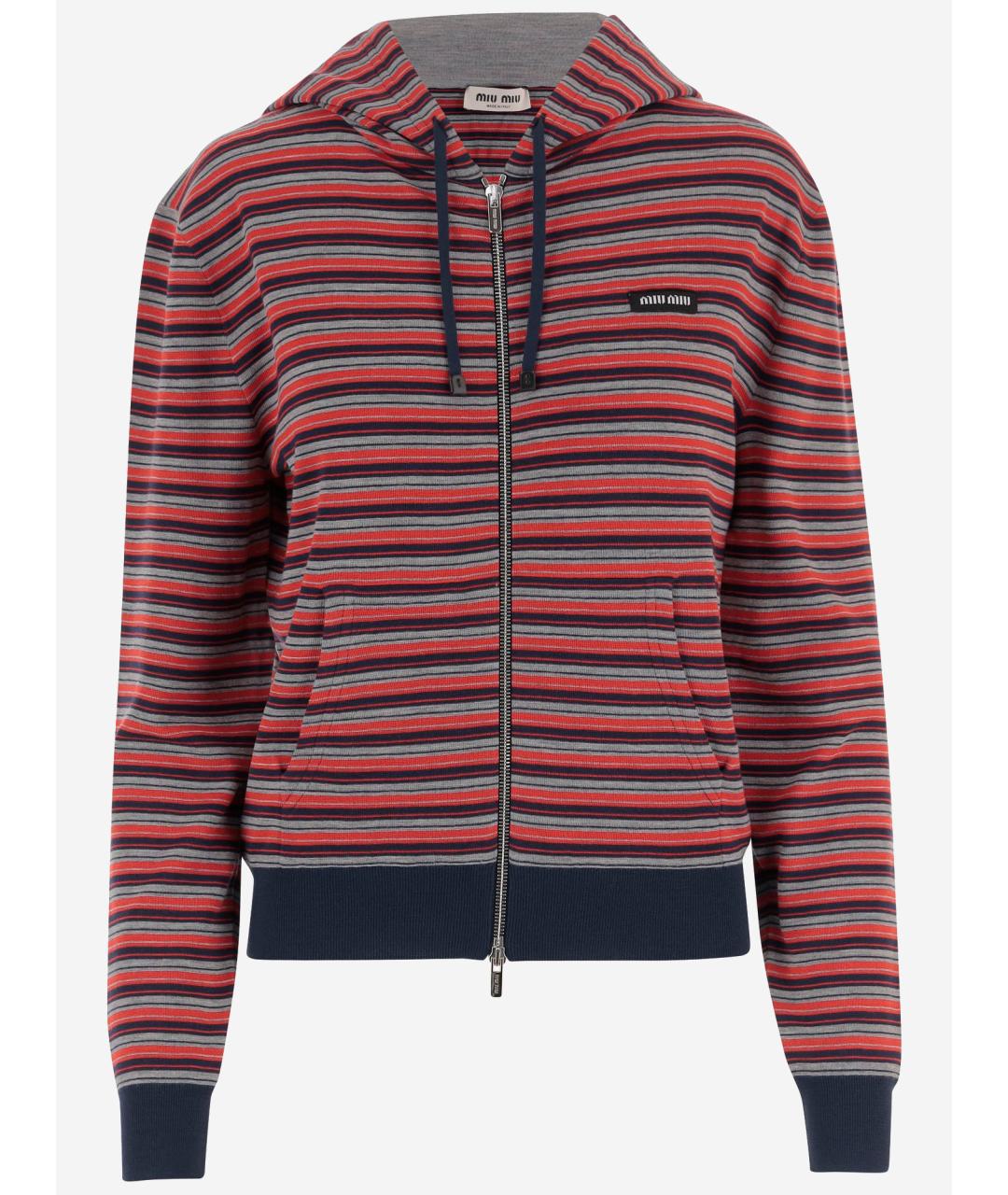 MIU MIU Мульти шерстяной кардиган, фото 4