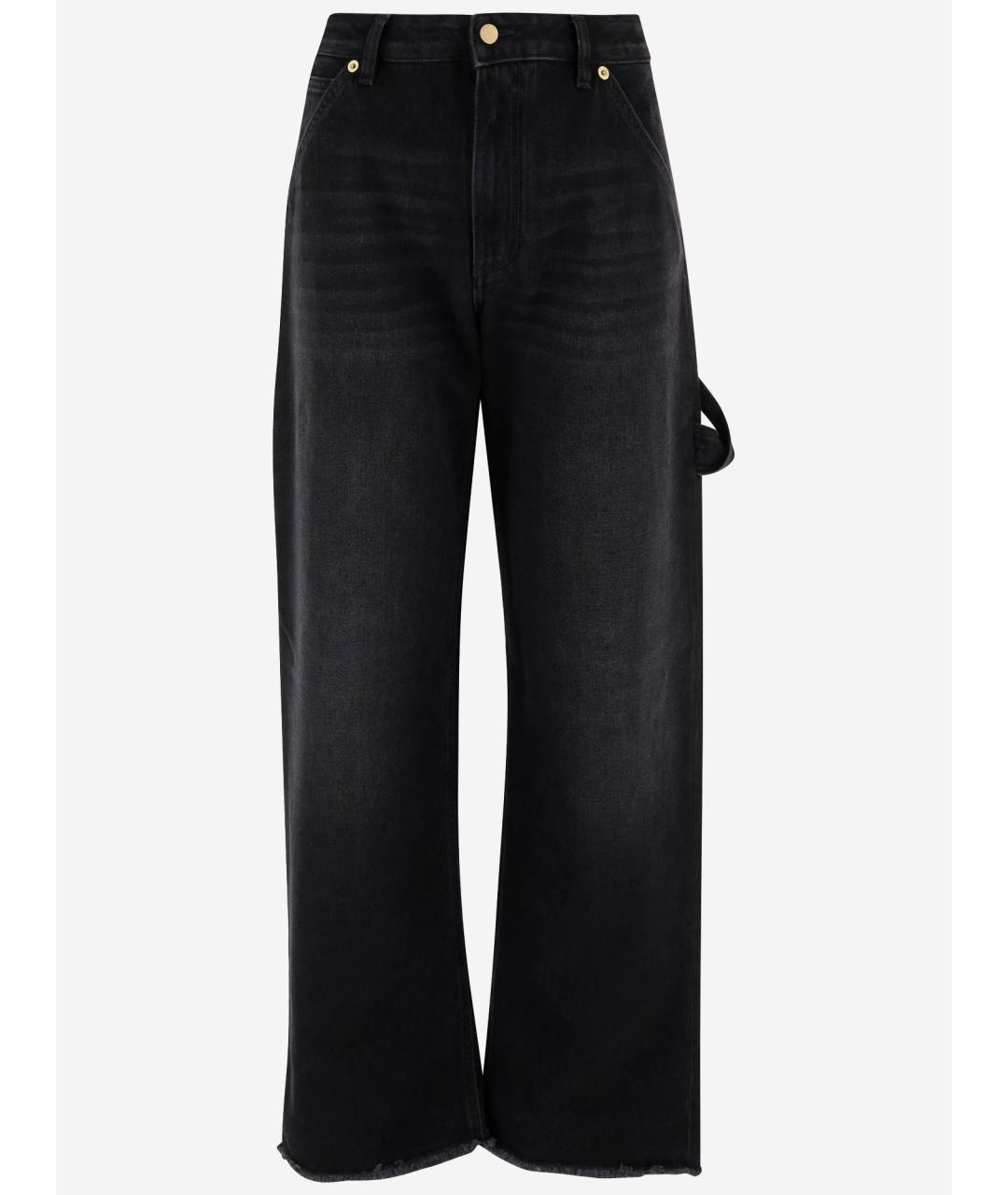 DARKPARK Черные хлопковые прямые джинсы, фото 4