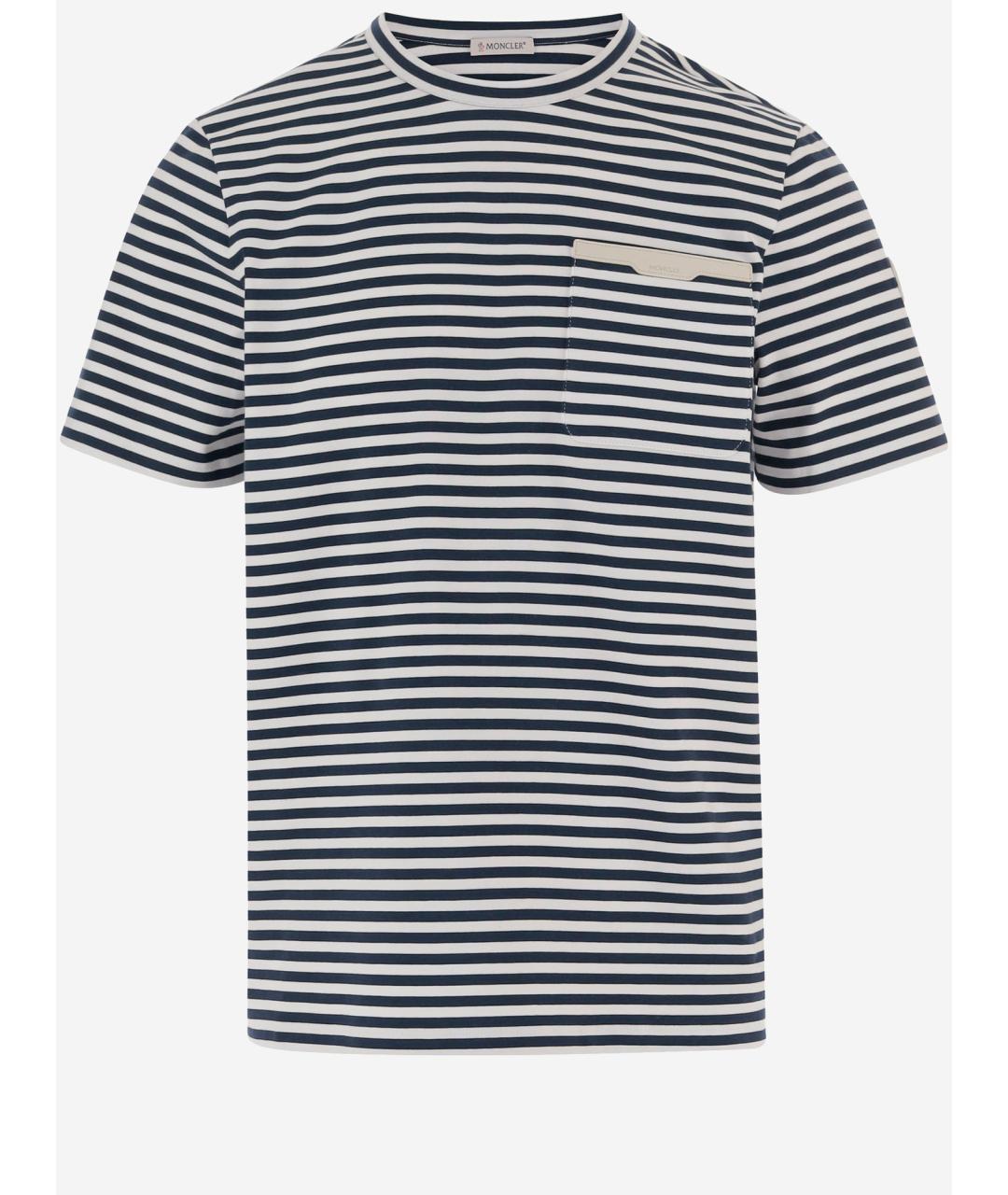 MONCLER Мульти хлопковая футболка, фото 4