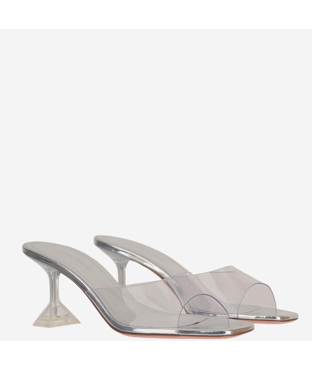 Amina Muaddi Серые туфли, фото 2