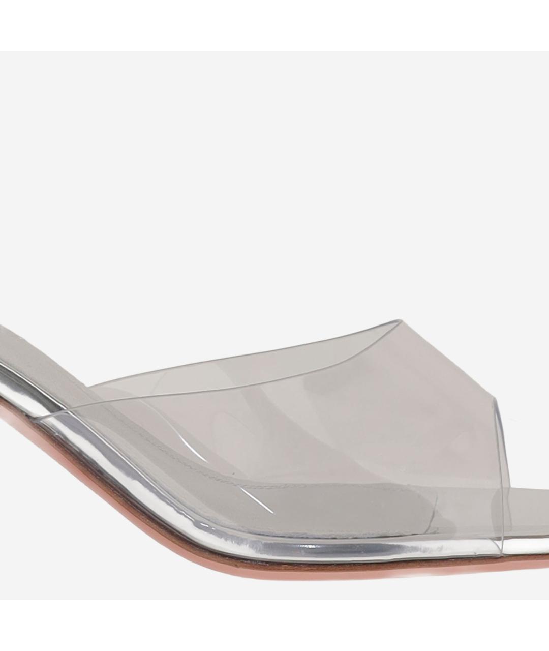 Amina Muaddi Серые туфли, фото 4