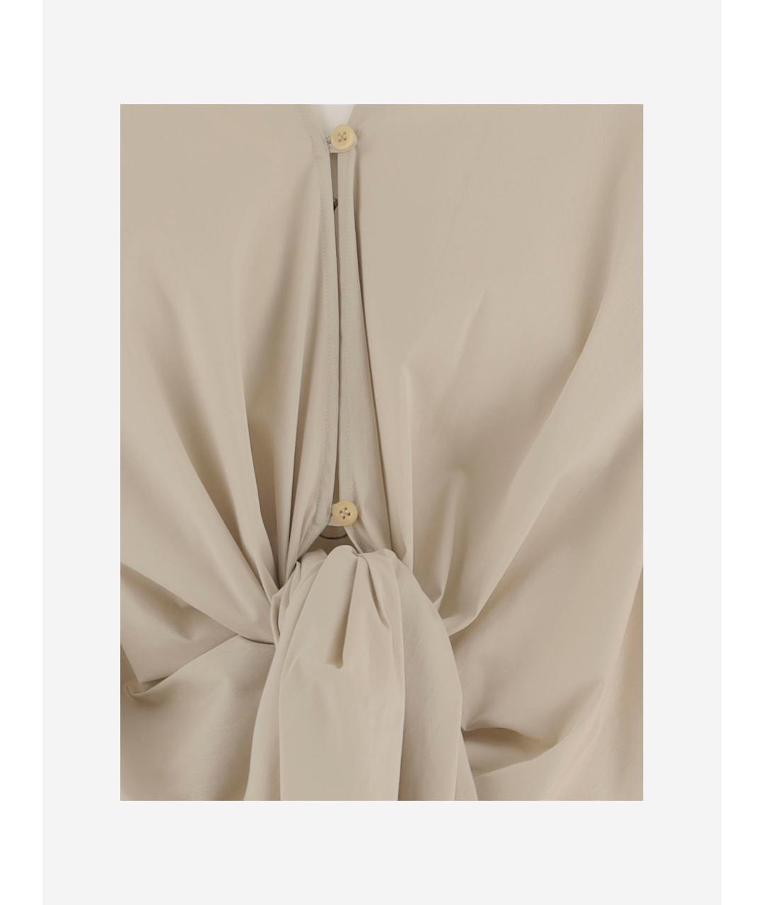 DARKPARK Бежевая хлопковая блузы, фото 3