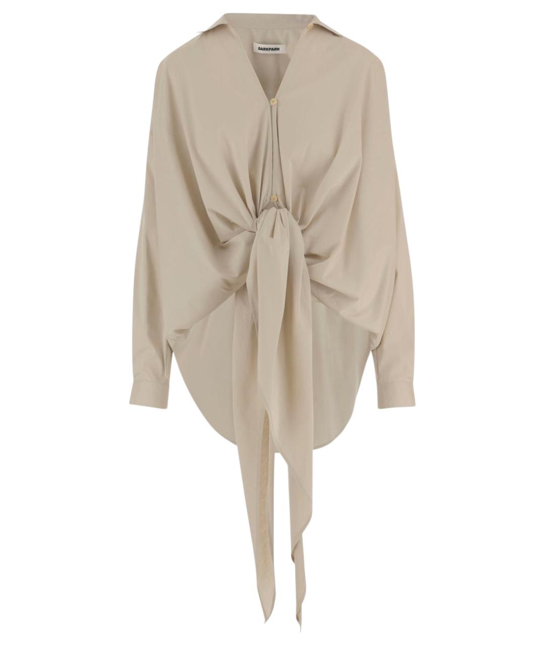 DARKPARK Бежевая хлопковая блузы, фото 1