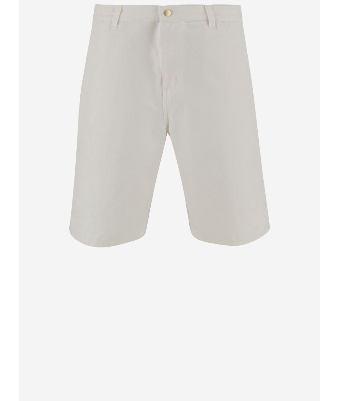 CARHARTT WIP Белые хлопковые шорты, фото 3