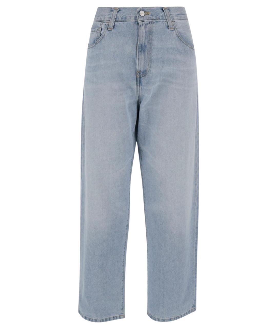 CARHARTT WIP Синие хлопковые прямые джинсы, фото 1