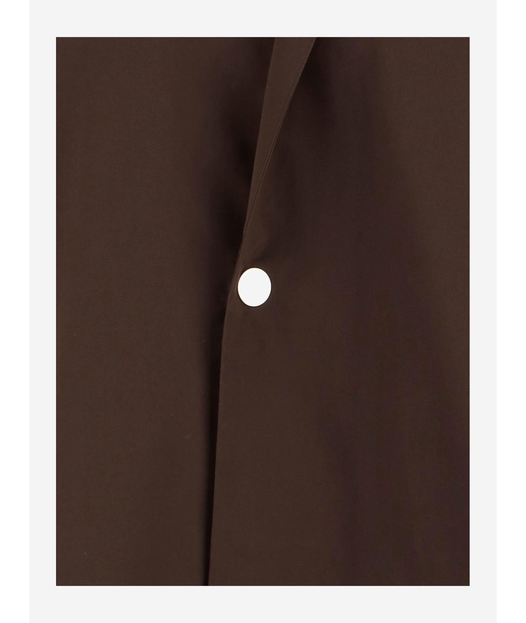 DARKPARK Коричневая хлопковая рубашка, фото 3