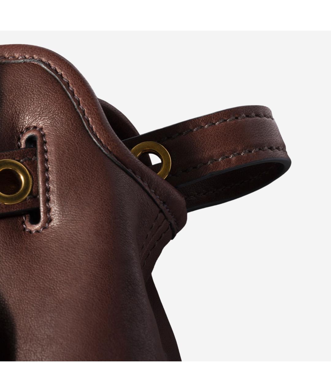 MIU MIU Коричневая кожаная сумка тоут, фото 4