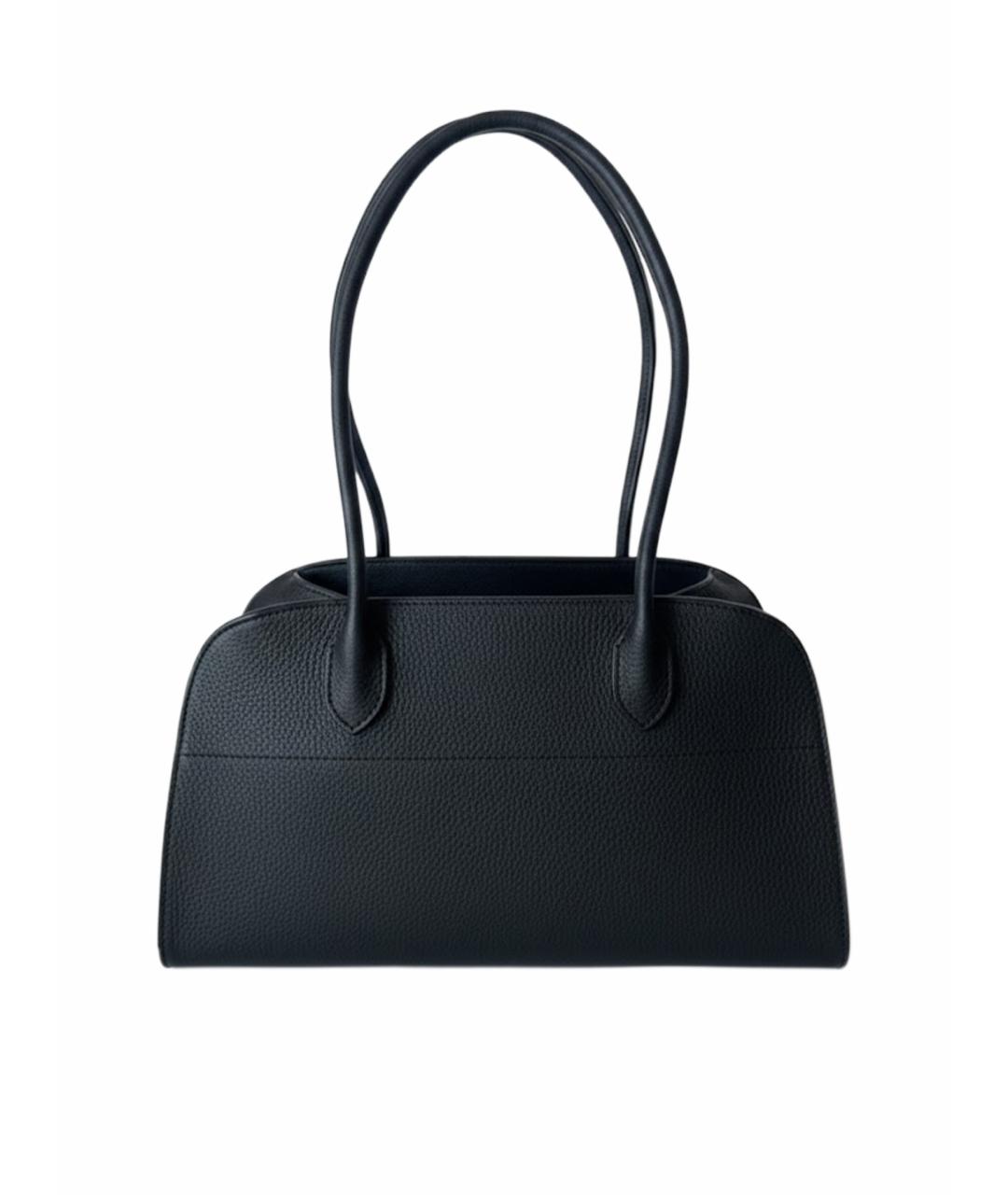 THE ROW Черная кожаная сумка тоут, фото 1