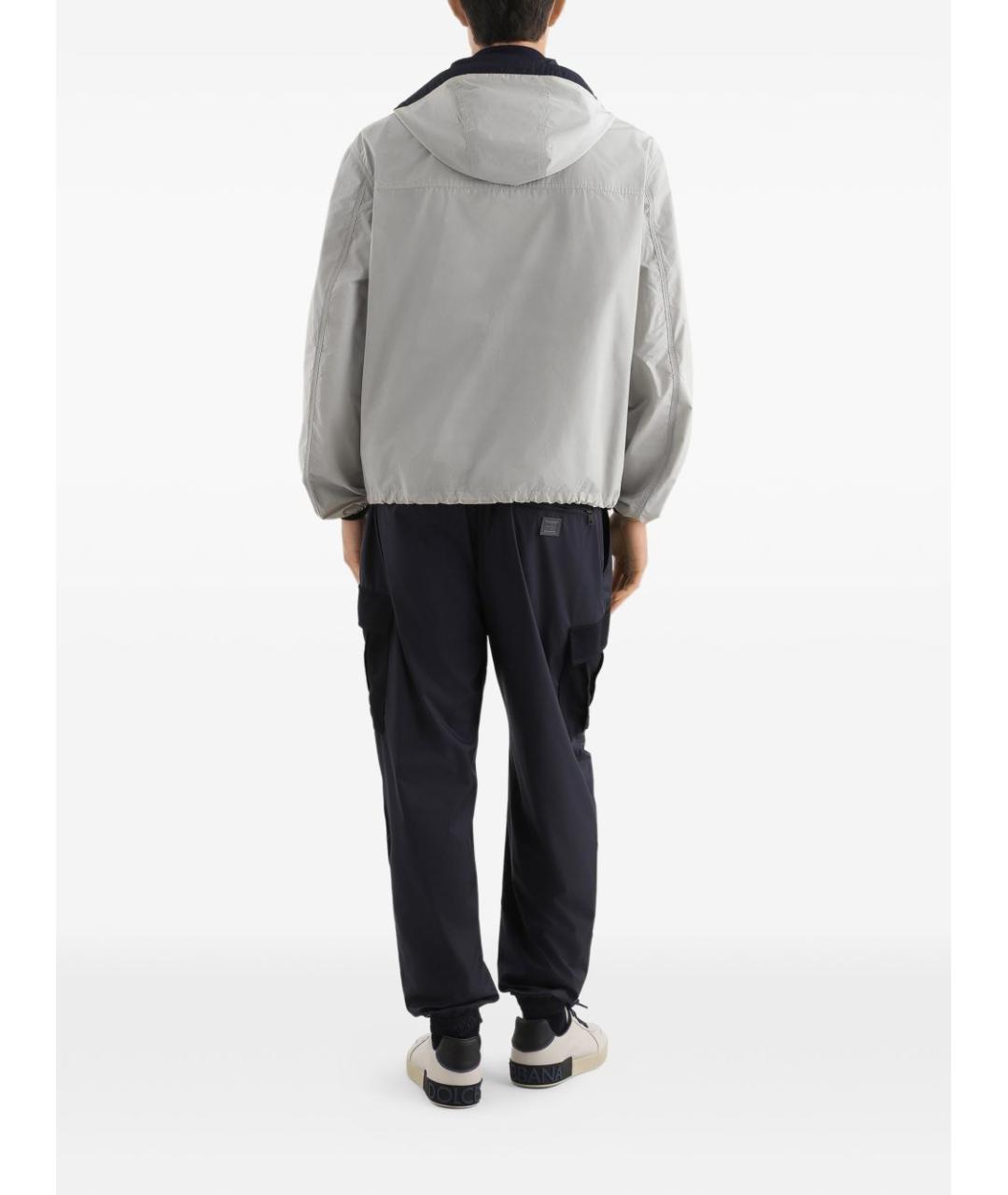 DOLCE&GABBANA Темно-синее поло с коротким рукавом, фото 5