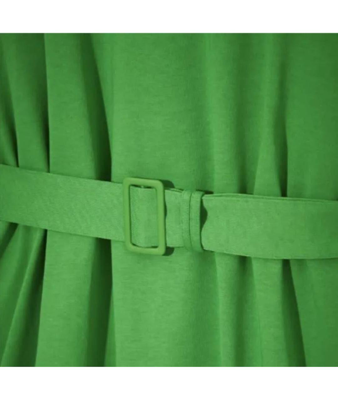 COS Зеленые хлопковое повседневное платье, фото 3