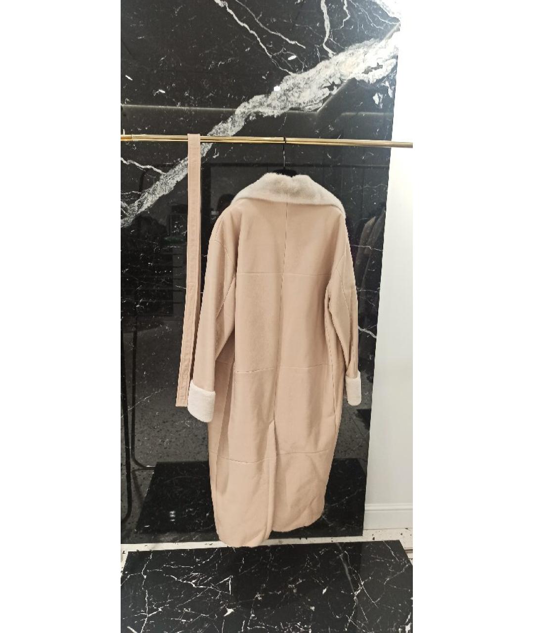 BLANCHA Розовая дубленка, фото 2