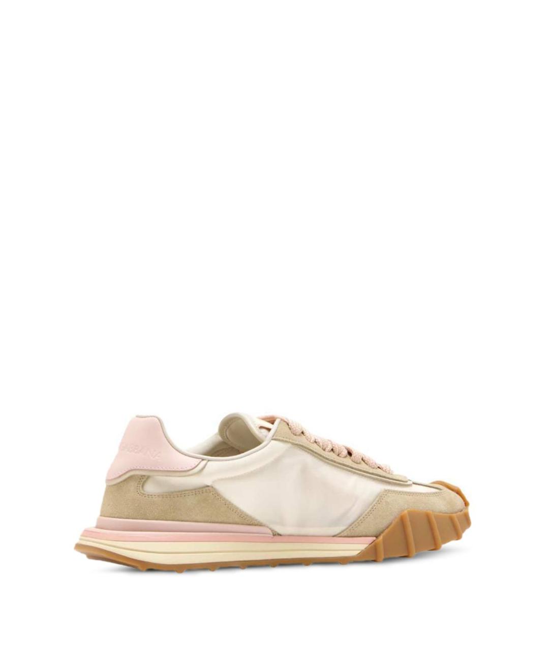 DOLCE&GABBANA Бежевые кроссовки, фото 4