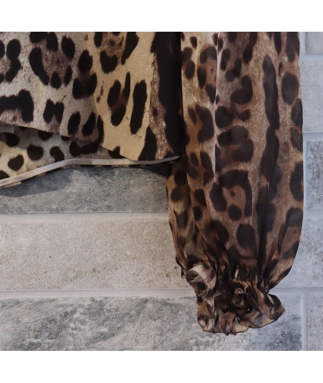 DOLCE&GABBANA Мульти шелковая блузы, фото 6