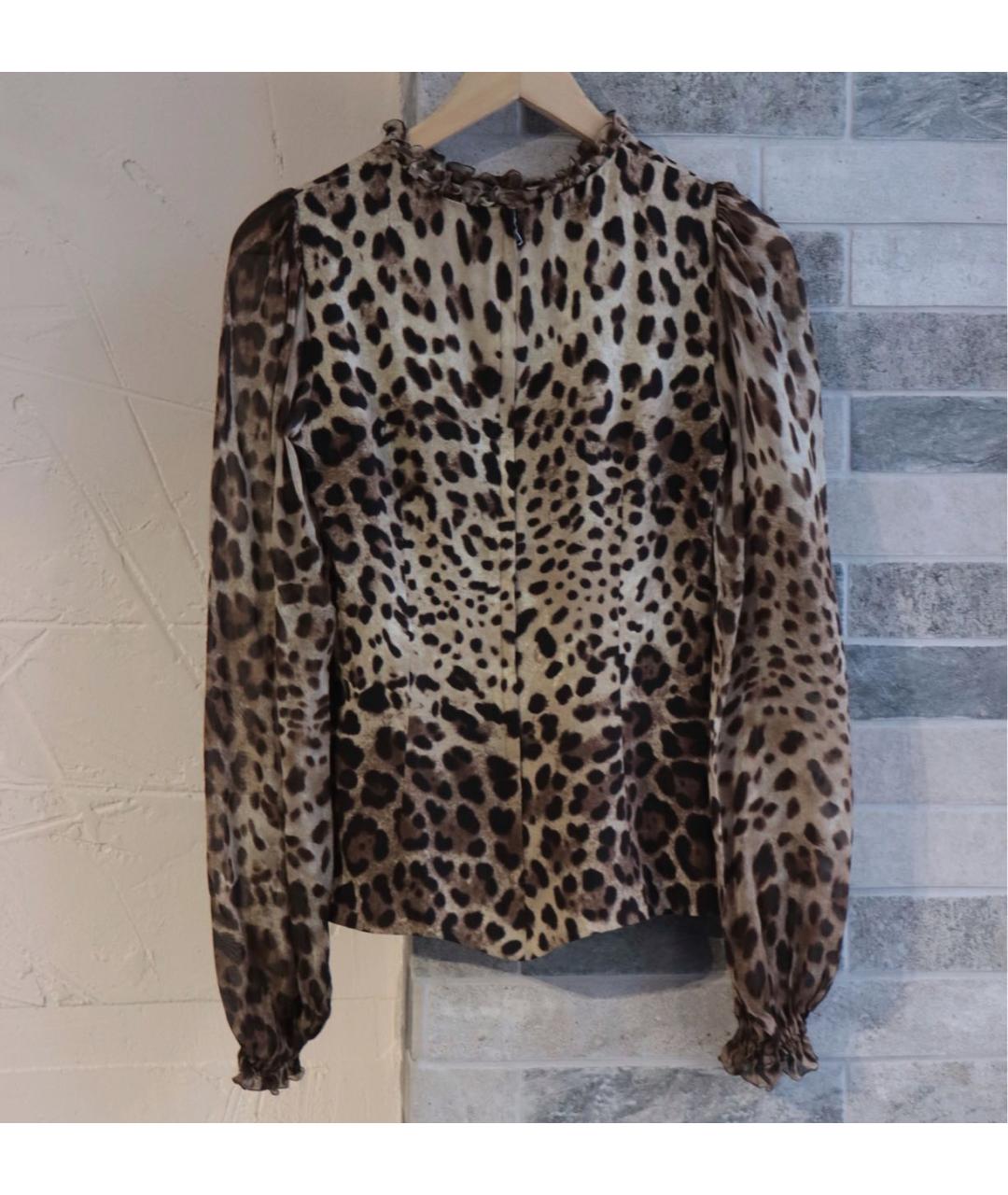 DOLCE&GABBANA Мульти шелковая блузы, фото 2