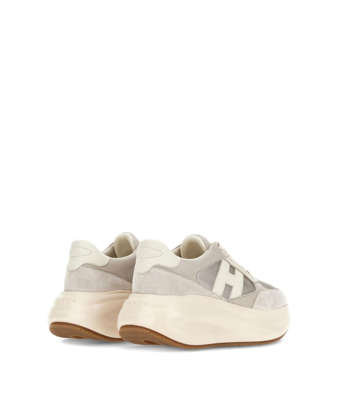HOGAN Серые замшевые кроссовки, фото 3