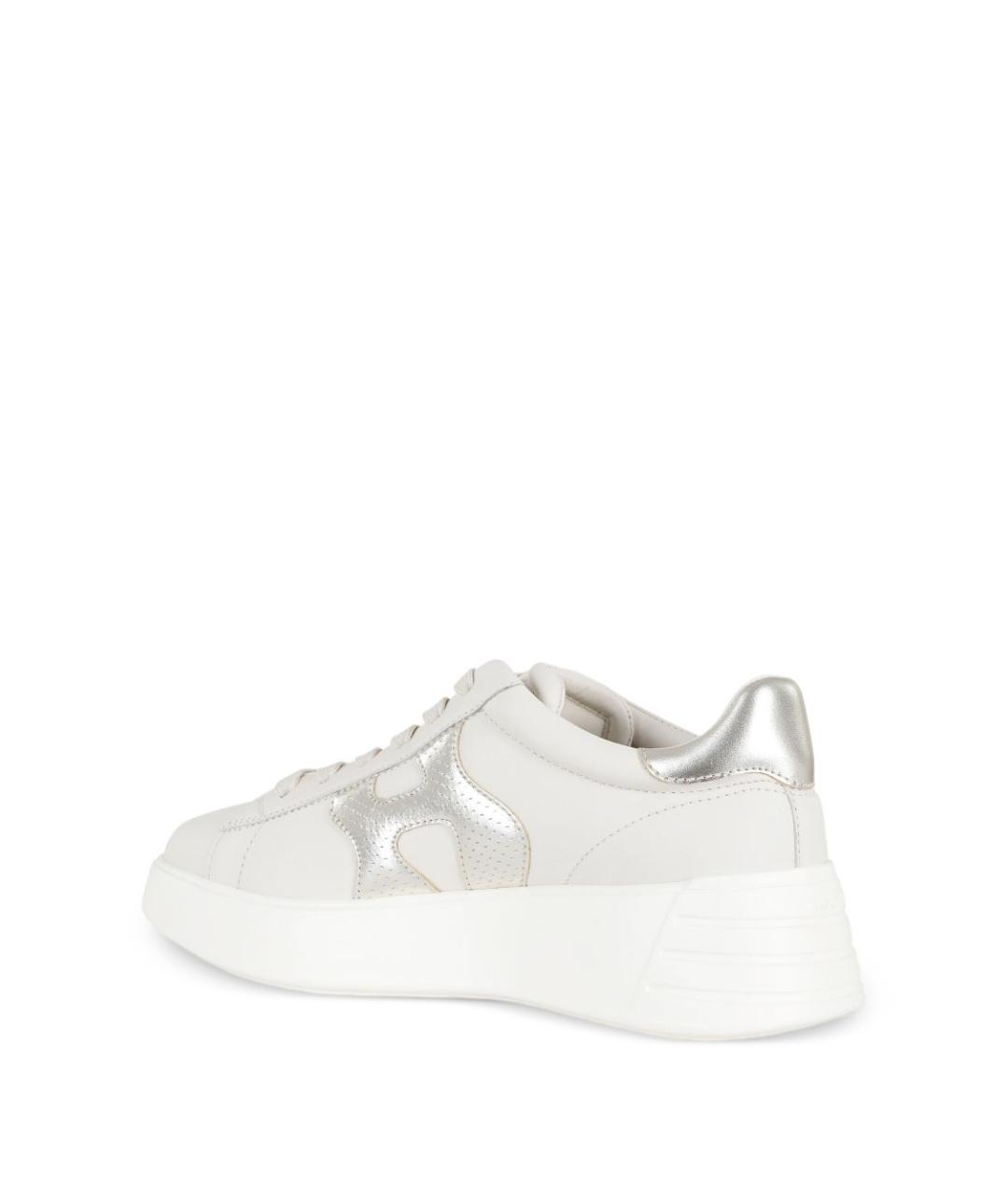 HOGAN Белые кожаные кеды, фото 3